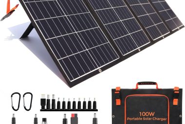 100W Portable Solar Panel Kit