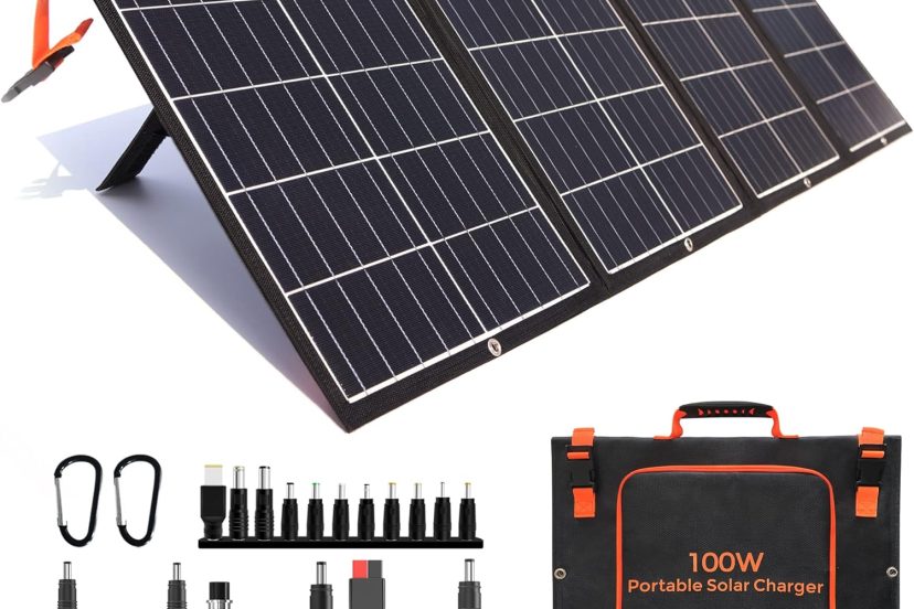 100W Portable Solar Panel Kit