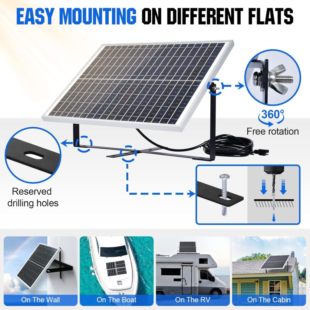 ECO-WORTHY 25 Watts 12V Off Grid Solar Panel Kit Solar Battery Trickle Charger Maintainer: Waterproof 25W Solar Panel + SAE Connection Cable+10A Charge Controller for Car RV Marine Boat 12Volt Battery ECO-WORTHY 25 Watts 12V Off Grid Solar Panel Kit Solar Battery Trickle Charger Maintainer: Waterproof 25W Solar Panel + SAE Connection Cable+10A Charge Controller for Car RV Marine Boat 12Volt Battery