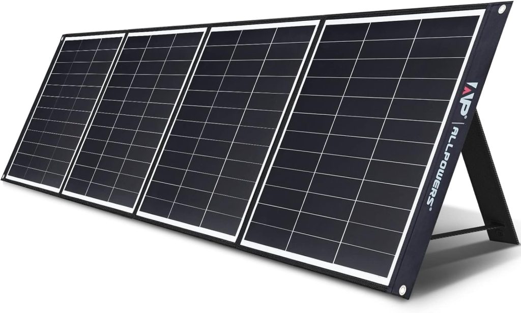 ALLPOWERS SP035 200W Portable Solar Panel Charger Monocrystalline Foldable Solar Panel Kit with MC-4 Output Solar Power Battery for RV Solar Generator Outdoor Camping Off Grid Van ALLPOWERS SP035 200W Portable Solar Panel Charger Monocrystalline Foldable Solar Panel Kit with MC-4 Output Solar Power Battery for RV Solar Generator Outdoor Camping Off Grid Van