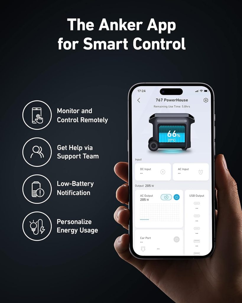 Anker SOLIX F2000 Portable Power Station, PowerHouse 767, 2400W Solar Generator, GaNPrime Battery Generators for Home Use, 2048wh LiFePO4 PowerHouse for Outdoor Camping, and RVs (Solar Panel Optional) Anker SOLIX F2000 Portable Power Station, PowerHouse 767, 2400W Solar Generator, GaNPrime Battery Generators for Home Use, 2048wh LiFePO4 PowerHouse for Outdoor Camping, and RVs (Solar Panel Optional)