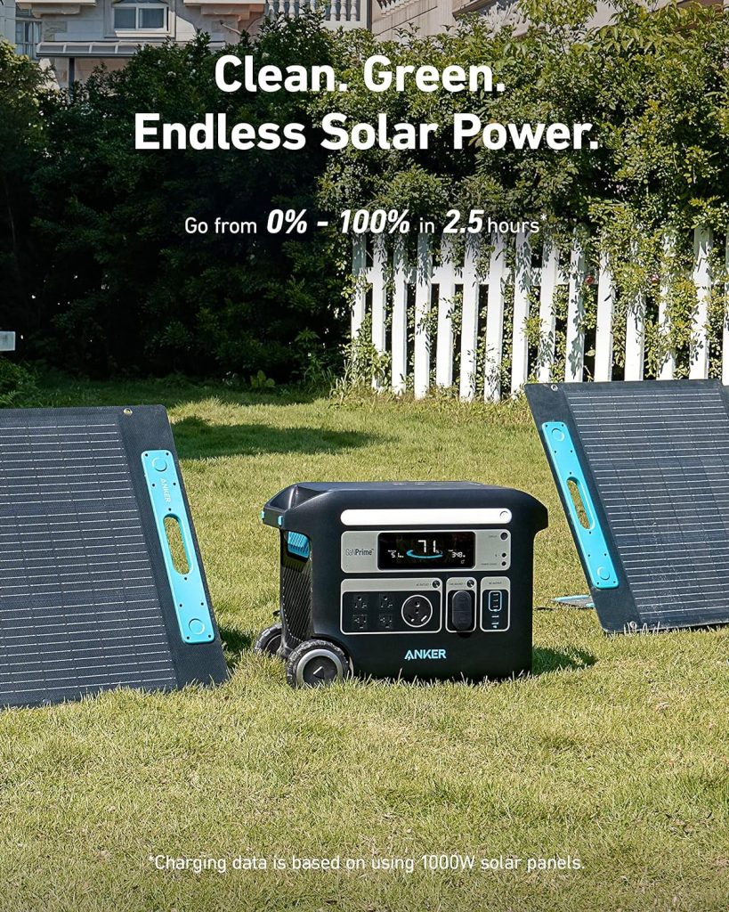 Anker SOLIX F2000 Portable Power Station, PowerHouse 767, 2400W Solar Generator, GaNPrime Battery Generators for Home Use, 2048wh LiFePO4 PowerHouse for Outdoor Camping, and RVs (Solar Panel Optional) Anker SOLIX F2000 Portable Power Station, PowerHouse 767, 2400W Solar Generator, GaNPrime Battery Generators for Home Use, 2048wh LiFePO4 PowerHouse for Outdoor Camping, and RVs (Solar Panel Optional)