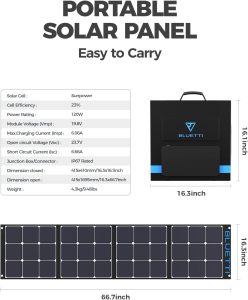 bluetti portable solar panel
