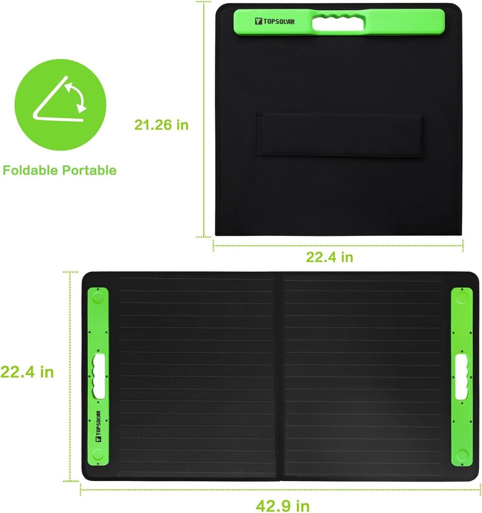 Topsolar 100W Foldable Portable Solar Panel Charger Kits for Portable Power Station Generator Cell Phones Camera Lamp 19V DC Output Topsolar 100W Foldable Portable Solar Panel Charger Kits for Portable Power Station Generator Cell Phones Camera Lamp 19V DC Output