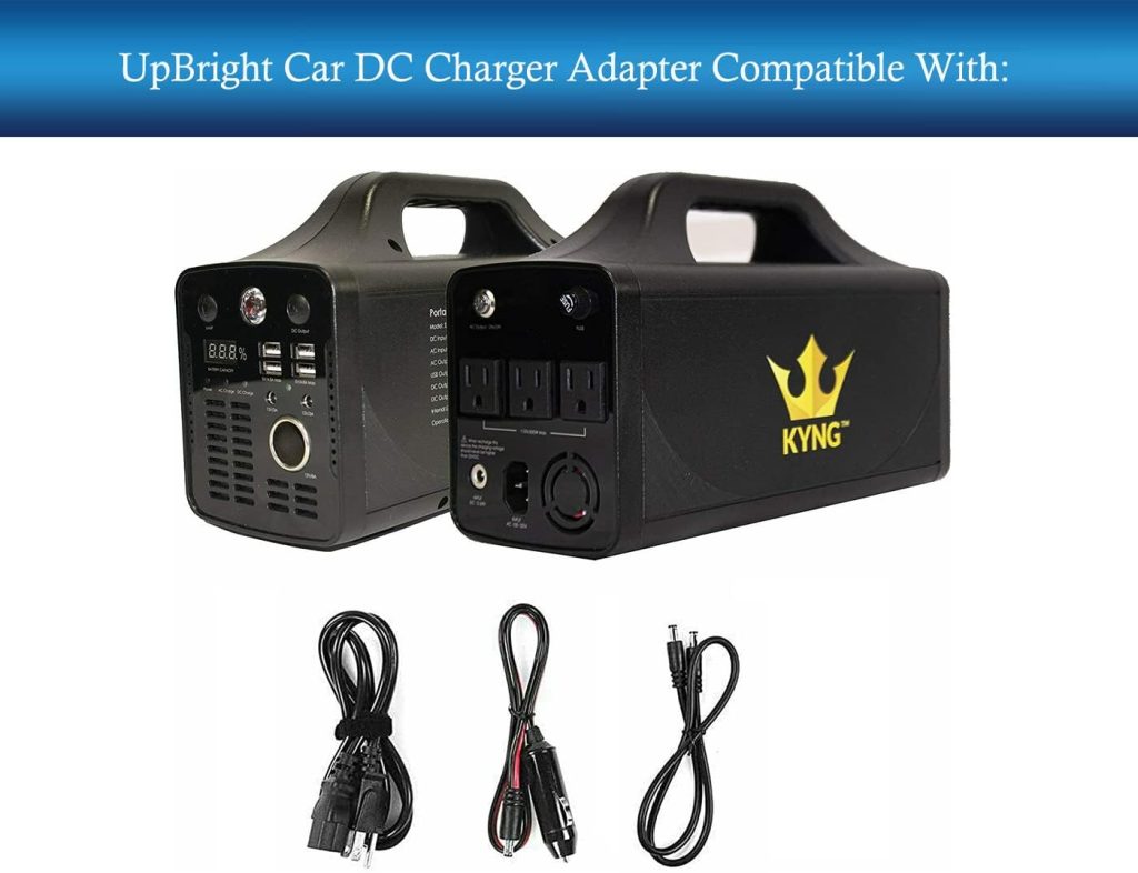 UpBright New AC in Power Cord Cable Compatible with Kyng Power Portable Outdoor Emergency Power Source Station 500W Solar Generator Lithium Battery 288WH 110V/500 12V Kyng288 SGR-PPS500-2 SGRPPS5002 UpBright New AC in Power Cord Cable Compatible with Kyng Power Portable Outdoor Emergency Power Source Station 500W Solar Generator Lithium Battery 288WH 110V/500 12V Kyng288 SGR-PPS500-2 SGRPPS5002