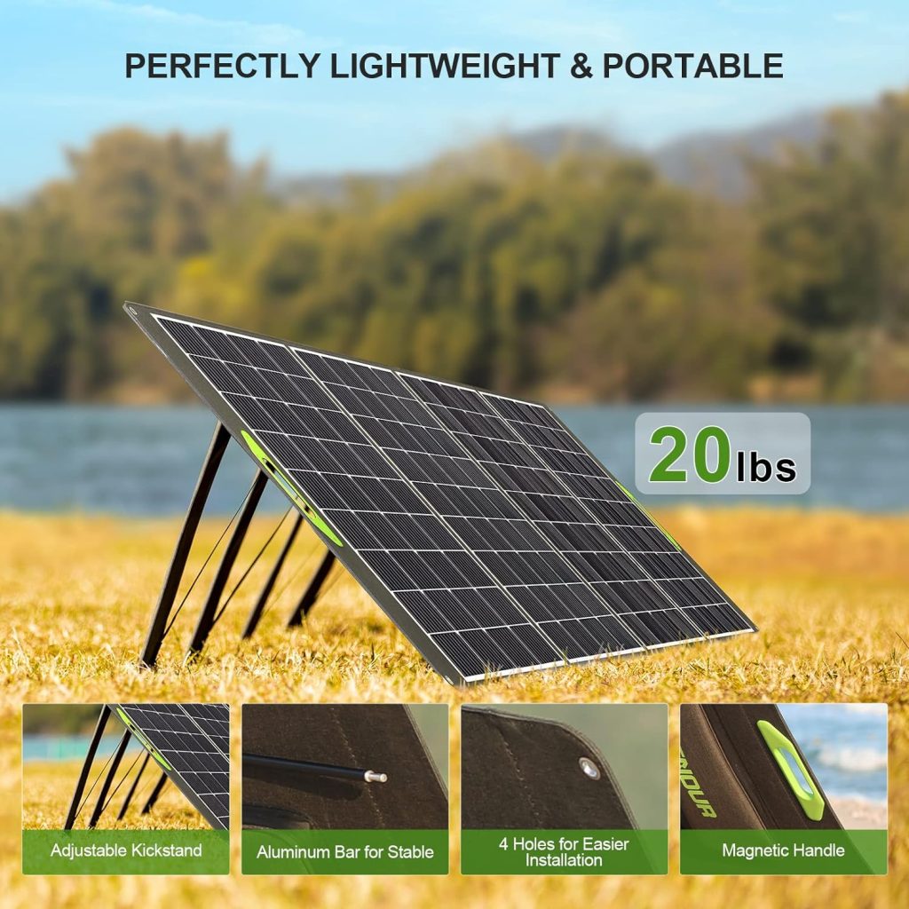 EENOUR 400W Portable Solar Panels Review - Solar Power Essentials