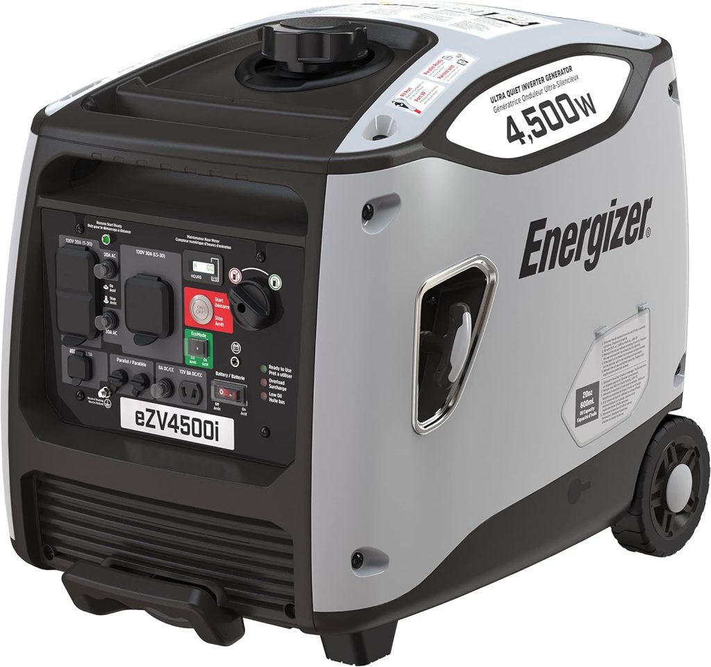 Energizer EINDEZ4500I Ultra Quiet Inverter Generator eZV4500i - 4500W Energizer EINDEZ4500I Ultra Quiet Inverter Generator eZV4500i - 4500W