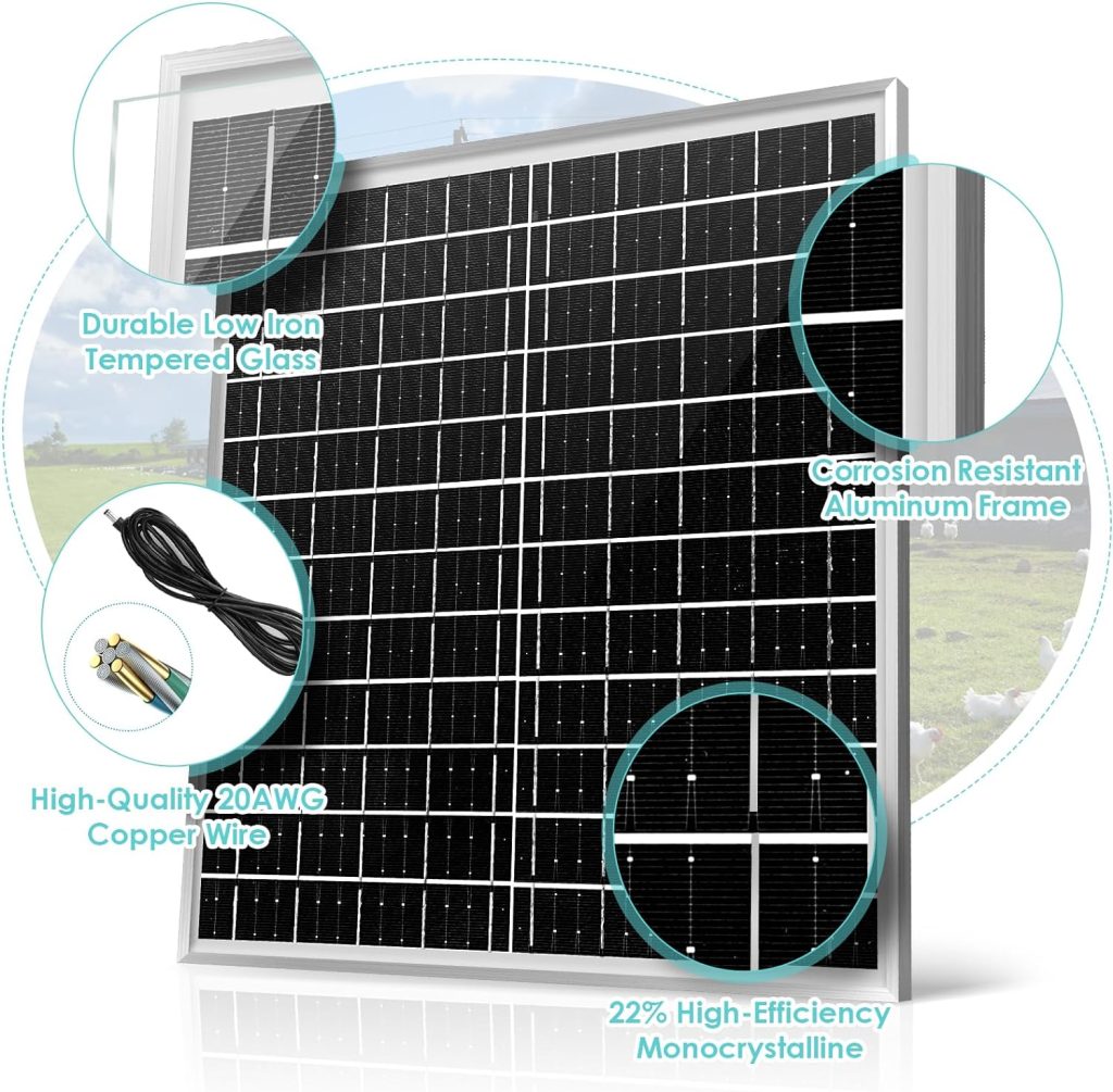 Solar Powered Exhaust Fan, 22W Solar Panel with 8 Solar Brushless Fan for Outside, Shed Ventilation, Greenhouse, Chicken Coop, Pet Houses, Garage Solar Powered Exhaust Fan, 22W Solar Panel with 8 Solar Brushless Fan for Outside, Shed Ventilation, Greenhouse, Chicken Coop, Pet Houses, Garage
