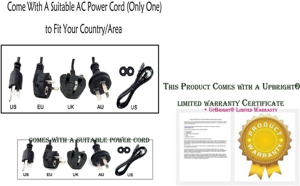 UpBright AC/DC Adapter Compatible with ALLWEI 300W 280Wh Portable Power Station Peak 600W Solar Generator 78000mAh CPAP Backup Lithium Ion 12V 8A Battery Pack SGR-PPS300-2 Supply Battery Charger UpBright AC/DC Adapter Compatible with ALLWEI 300W 280Wh Portable Power Station Peak 600W Solar Generator 78000mAh CPAP Backup Lithium Ion 12V 8A Battery Pack SGR-PPS300-2 Supply Battery Charger