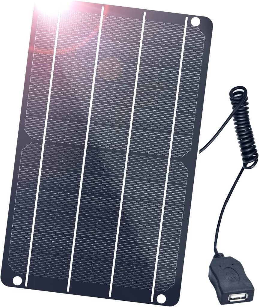 6W Solar Panel, 5V/1A Mini USB Solar Panel,IP67 Waterproof Monocrystalline Module DIY Solar Panel Kit with PET Material for Smart Phone, Small Fans Monitor Outdoor Security Camera 6W Solar Panel, 5V/1A Mini USB Solar Panel,IP67 Waterproof Monocrystalline Module DIY Solar Panel Kit with PET Material for Smart Phone, Small Fans Monitor Outdoor Security Camera