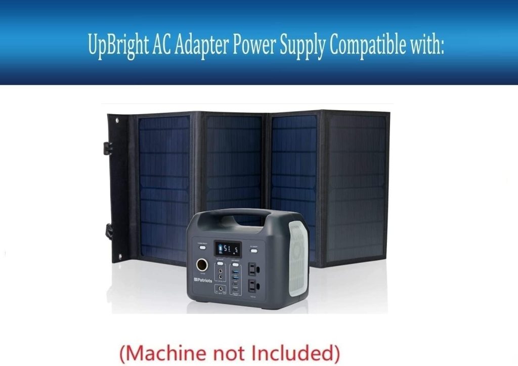 UpBright AC/DC Adapter Compatible with 4Patriots Patriot Power Sidekick ...