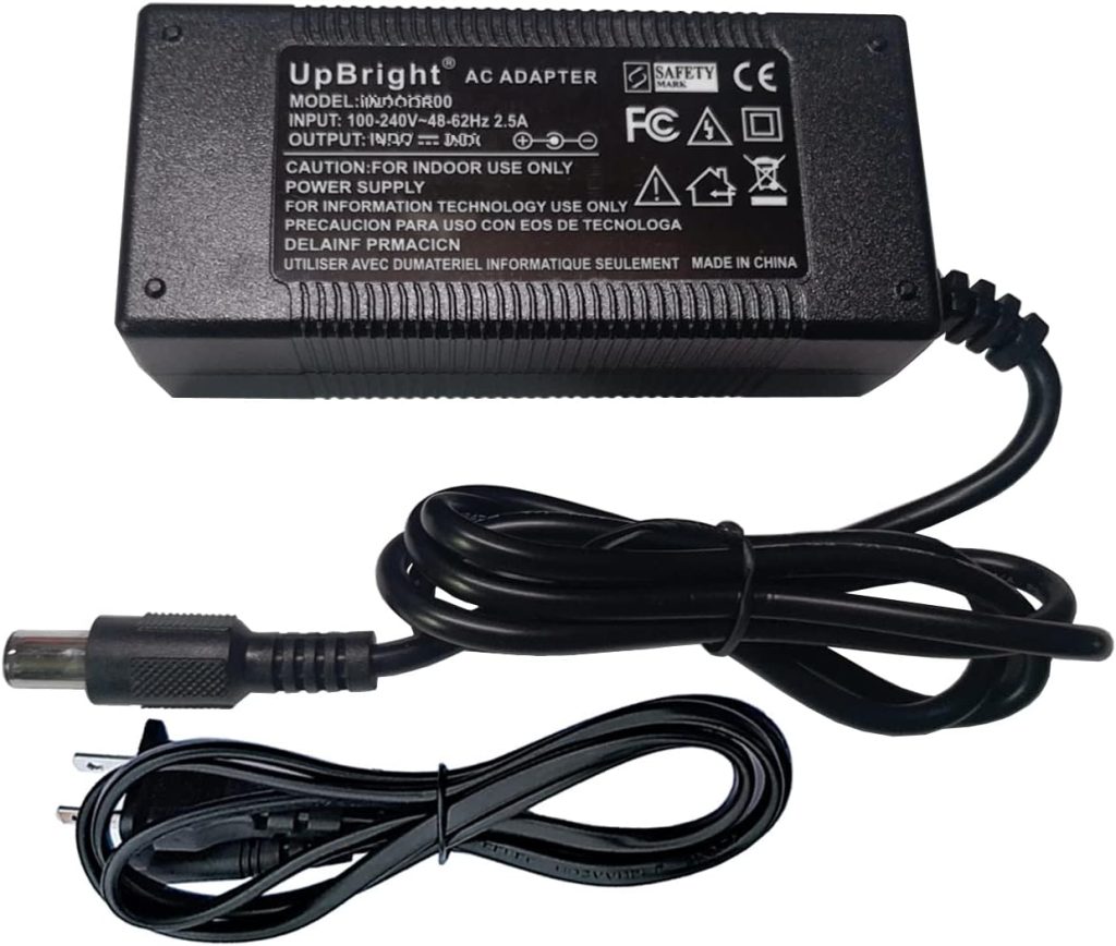 UpBright New AC/DC Adapter Compatible with Jackery Explorer 1000 E1000 Portable Power Station 1002Wh Solar Generator 46.4Ah 21.6V Lithium-ion Battery 12V-30V Supply Charger PSU (12V 5A 60W Charger) UpBright New AC/DC Adapter Compatible with Jackery Explorer 1000 E1000 Portable Power Station 1002Wh Solar Generator 46.4Ah 21.6V Lithium-ion Battery 12V-30V Supply Charger PSU (12V 5A 60W Charger)