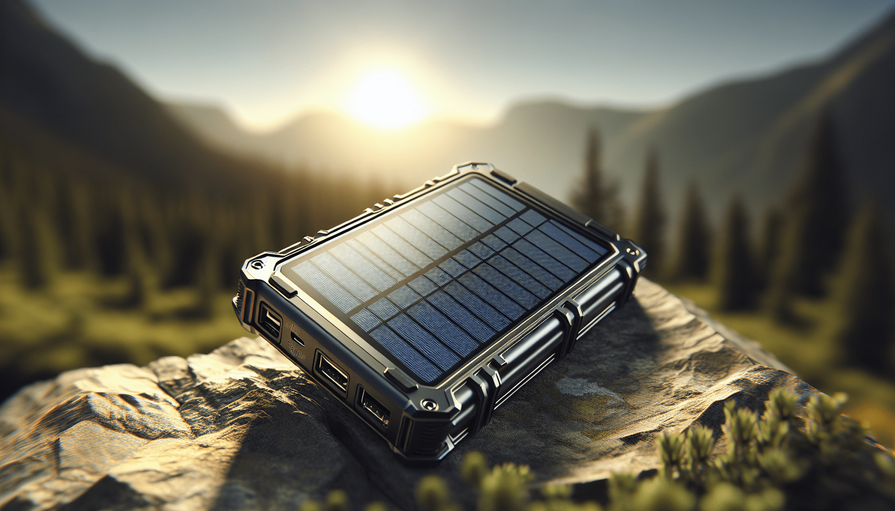 Hiluckey Solar Charger 25000mAh, Outdoor USB C Portable Power Bank with 4 Solar Panels, 3A Fast Charge External Battery Pack with 3 USB Outputs Compatible with Smartphones, Tablets, etc.