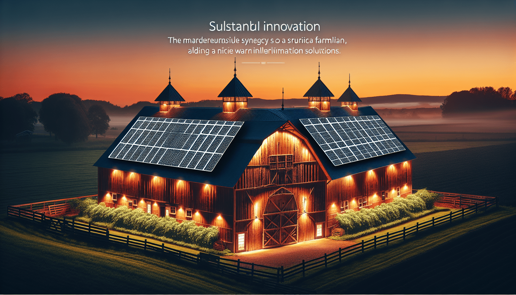 Harnessing Solar Power for Barn Lights