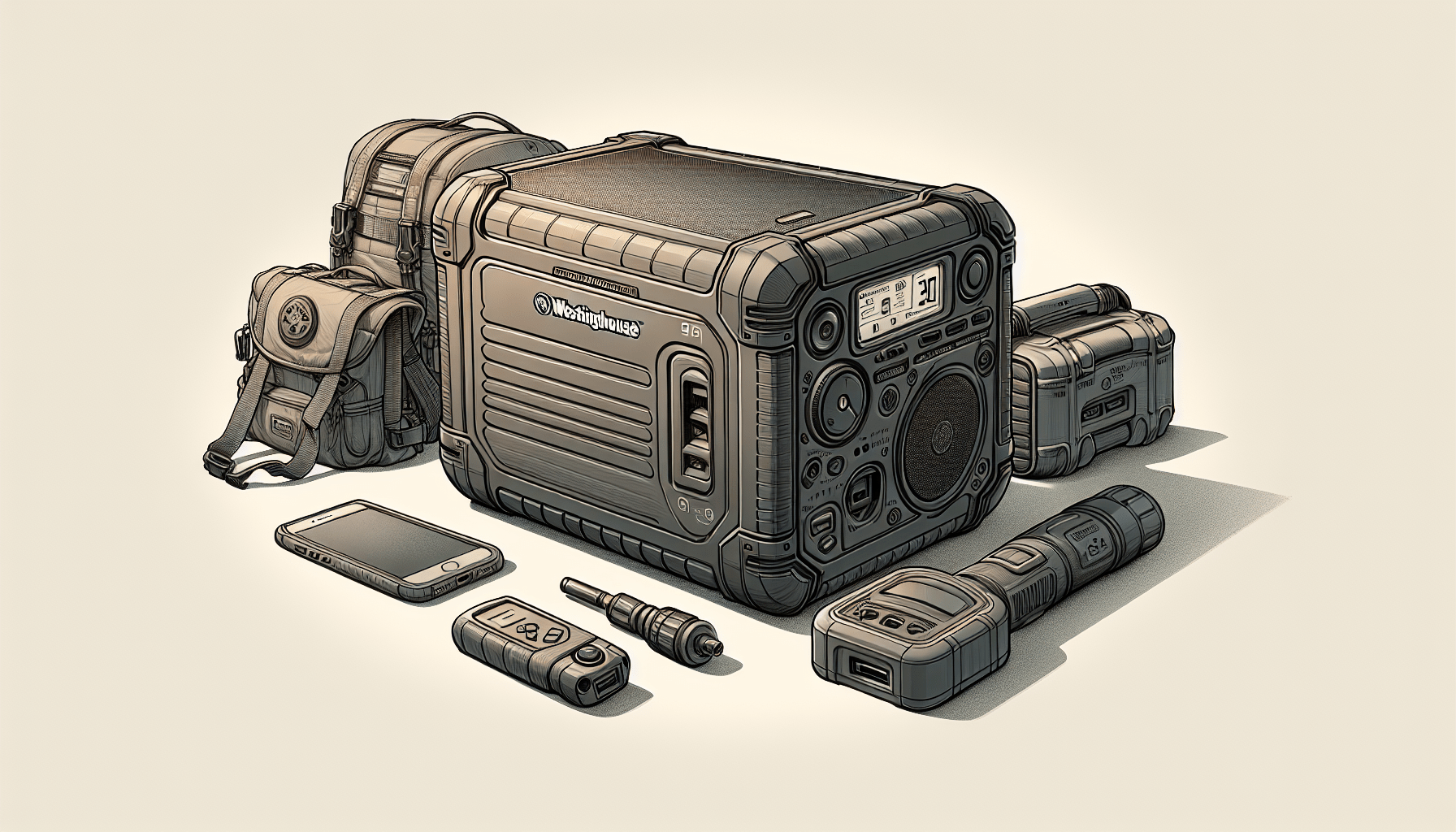 Westinghouse 296Wh 600 Peak Watt Portable Power Station and Solar Generator, Pure Sine Wave AC Outlet, Backup Lithium Battery for Camping, Home, Travel, Indoor/Outdoor Use (Solar Panel Not Included) Westinghouse 296Wh 600 Peak Watt Portable Power Station and Solar Generator, Pure Sine Wave AC Outlet, Backup Lithium Battery for Camping, Home, Travel, Indoor/Outdoor Use (Solar Panel Not Included)