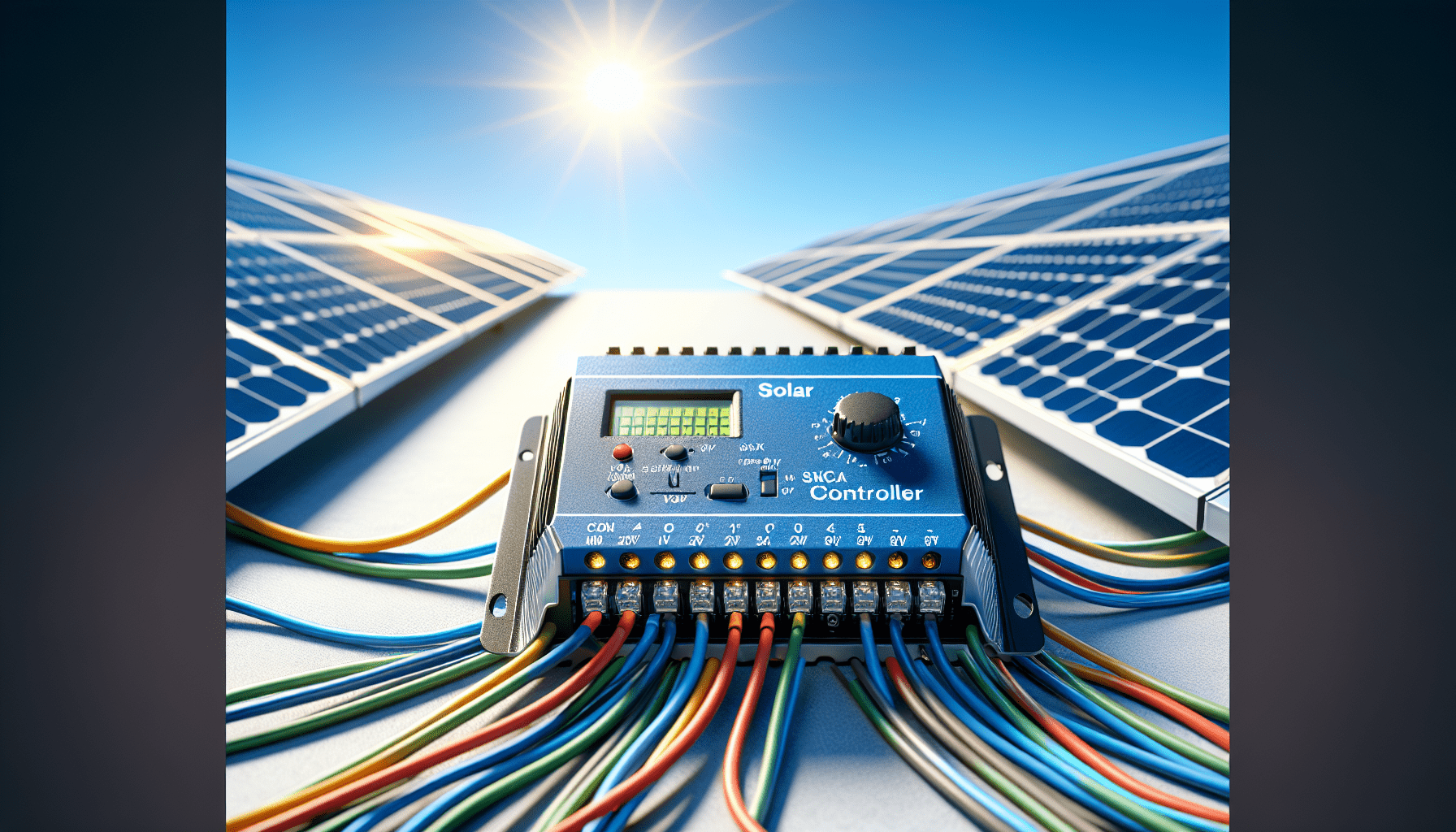 Renogy 10 Amp 12V/24V PWM Negative Ground Solar Charge Controller Compact Design w/LCD Display for AGM, Gel, Flooded and Lithium Battery, Wanderer 10A