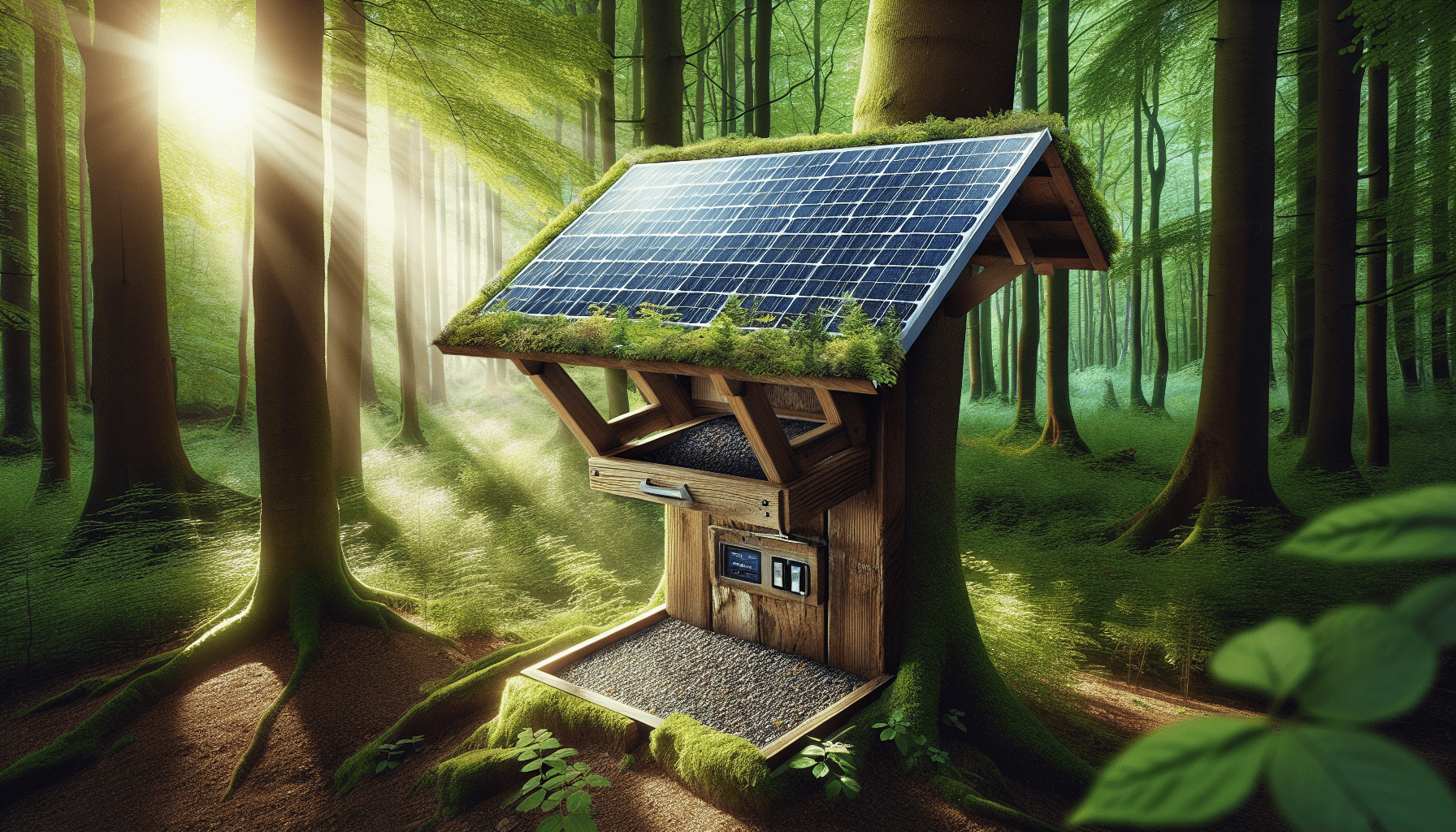 Solar Panel for Deer Feeder, 12V Solar Panel Outdoor Hunting Feeder Waterproof, Solar Power Battery Charger 12Volt with Mounting Bracket and Alligator Clip Design for Game Feeder