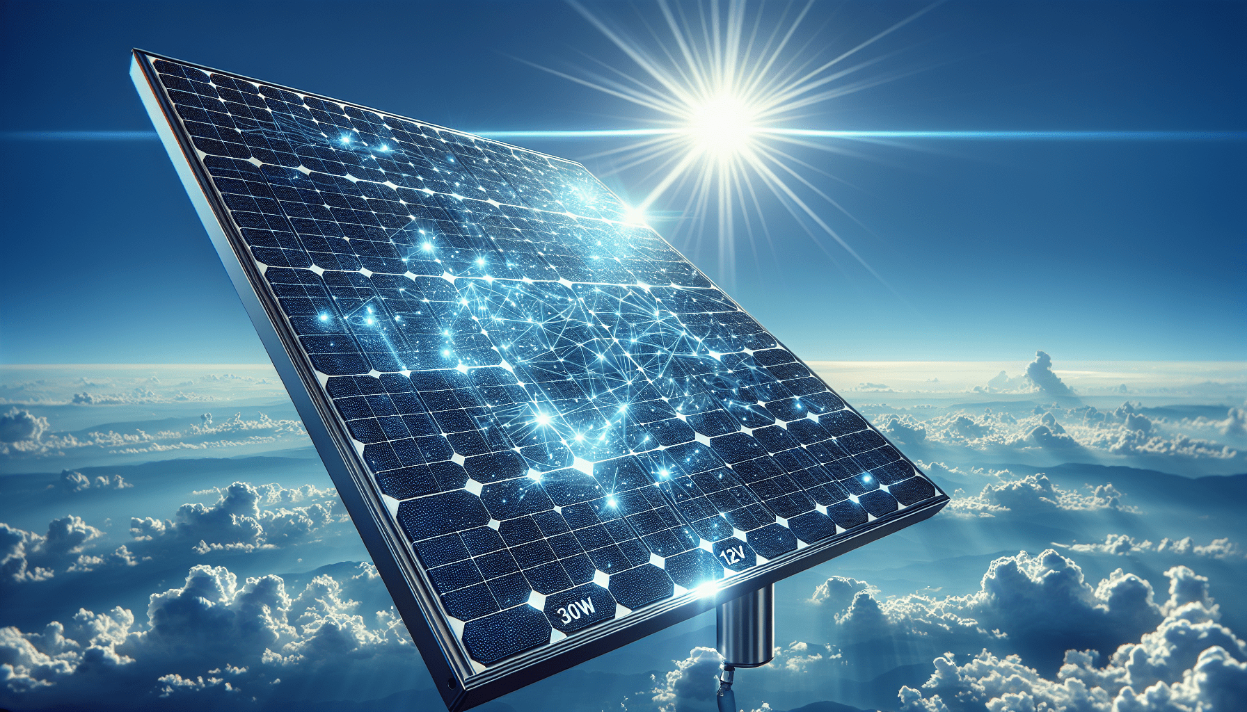 Solar Panel Kit 30W 12V, Solar Battery Trickle Charger Maintainer, Waterproof Solar Panel + Upgrade Charge Controller + Adjustable Mount Bracket for Boat RV Motorcycle Marine