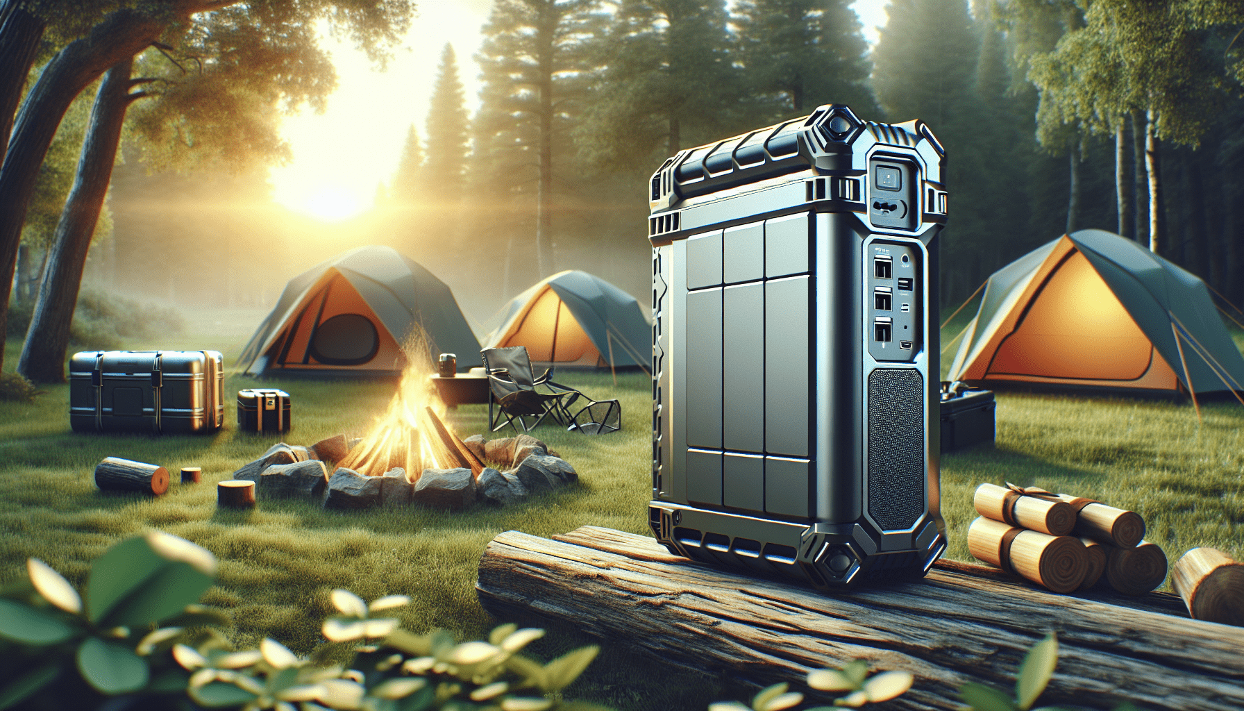 ALLPOWERS R1500 Portable Power Station with 2x SP027 Solar Panels, 1800W 1152Wh LiFePO4 Solar Generator with 2 PCS 100W Panels Included, Solar Power with UPS Function, Fast Charging, 30A RV Port