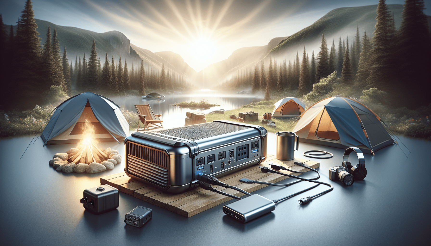 ALLPOWERS R1500 Portable Power Station with 2x SP027 Solar Panels, 1800W 1152Wh LiFePO4 Solar Generator with 2 PCS 100W Panels Included, Solar Power with UPS Function, Fast Charging, 30A RV Port