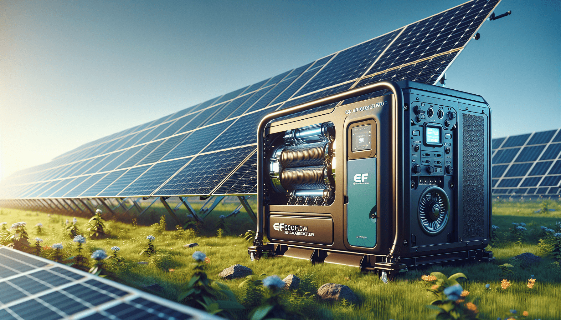 EF ECOFLOW Solar Generator DELTA Max (2000) 2016Wh with 220W Solar Panel, 6 X 2400W (5000W Surge) AC Outlets, Portable Power Station for Home Backup Outdoors Camping RV Emergency EF ECOFLOW Solar Generator DELTA Max (2000) 2016Wh with 220W Solar Panel, 6 X 2400W (5000W Surge) AC Outlets, Portable Power Station for Home Backup Outdoors Camping RV Emergency