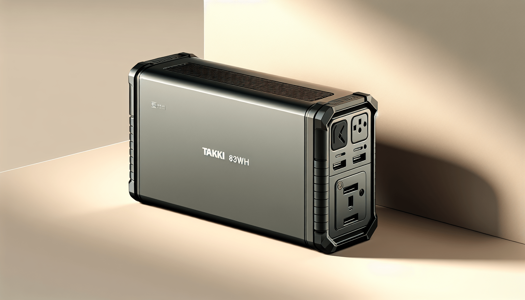 Takki Portable Power Station 83Wh, Camping Solar Generator Power Bank with 110V/80W AC Outlet, USB Type-C Port, Camping Light Lithium Battery Power for Home Emergency Battery Backup Laptop