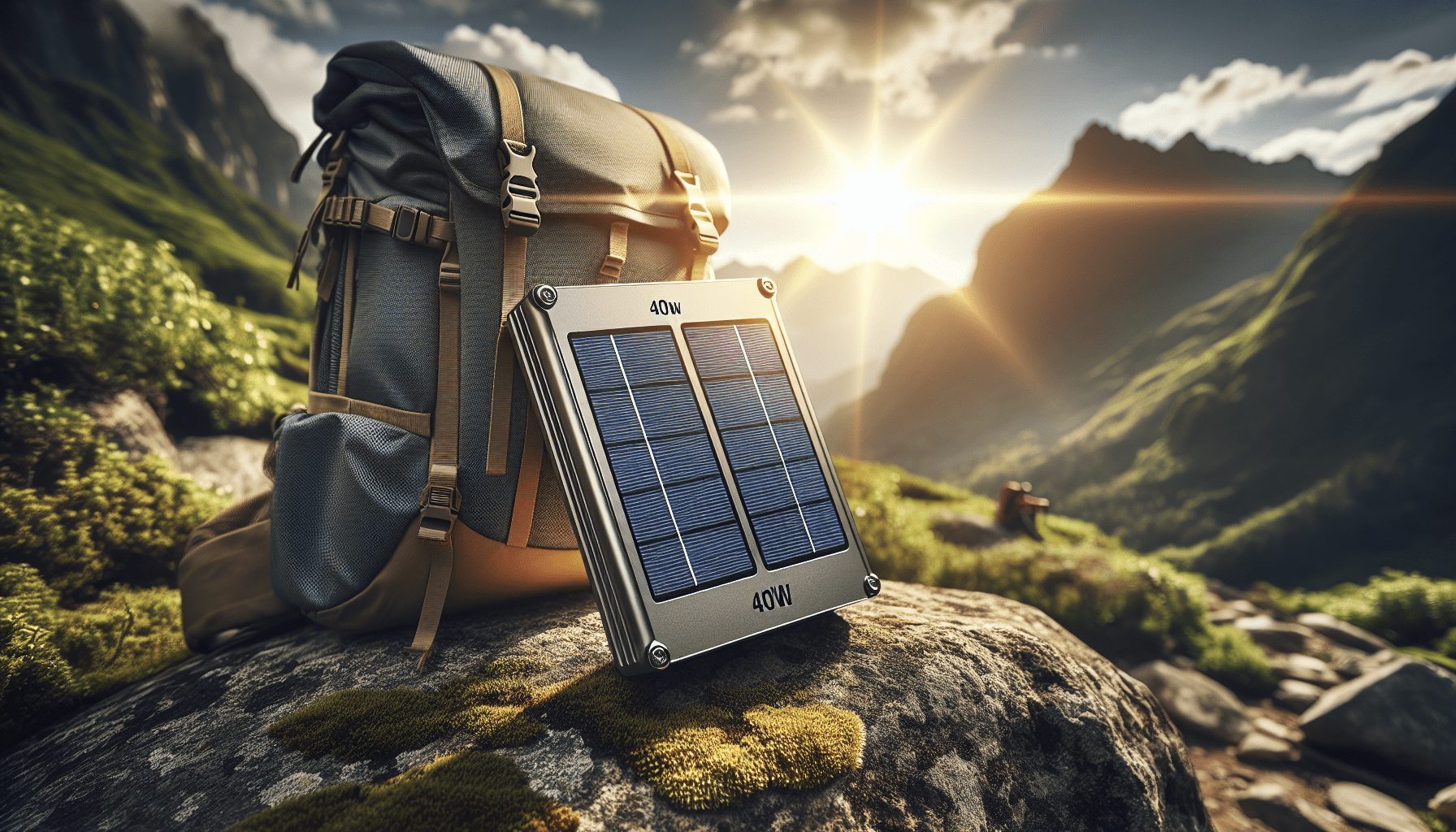 Jackery SolarSaga 40W Mini Solar Panel,Portable Solar Panels with USB-C  USB-A Ports,Book-Sized Foldable Solar Charger for Phones,Compatible with Jackery E300Plus, IP68 Waterproof for HikingCamping