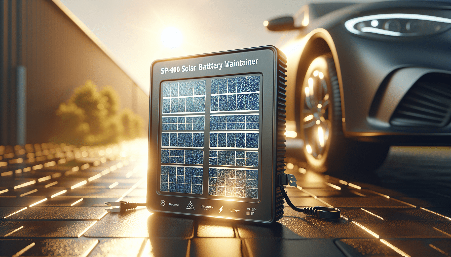 Schumacher Electric Solar Battery Maintainer, SP-400, Water Resistant, Amorphous Solar Technology, 4.8 Watts, 12 Volt, for Motorcycle, Power Sport, Car, Truck, RV, and Marine Batteries