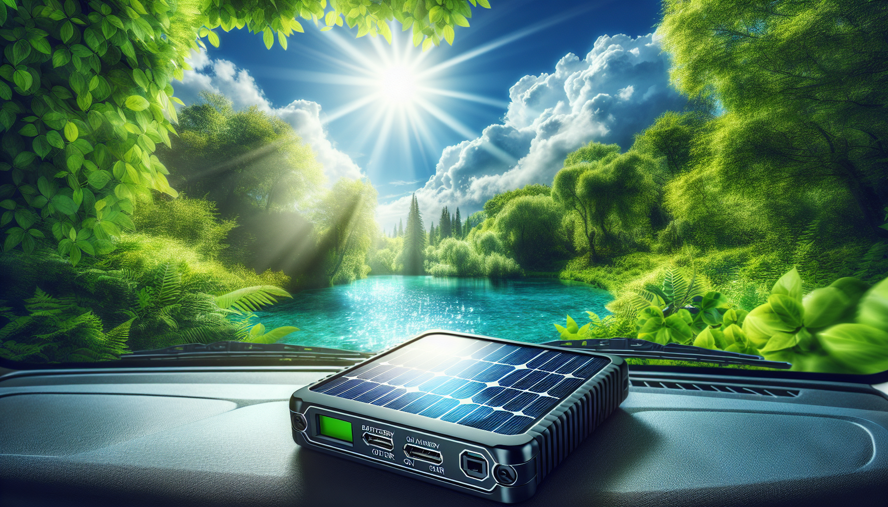 Sunforce 50022 5-Watt Solar Battery Trickle Charger , Black